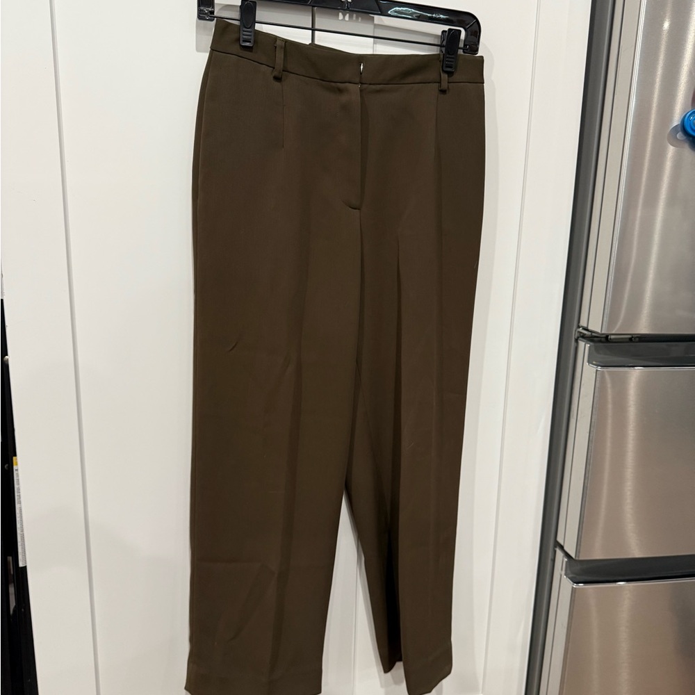 Yansi Fugel Khaki Olive Green Trouser Pants
